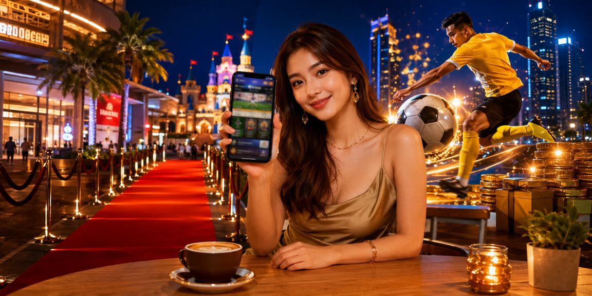 Pertaruhan bola sepak gaya Malaysia dengan suasana sukan yang meriah dan semangat sokongan pasukan tempatan